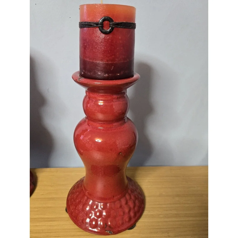 Ceramic Pillar Candle Holders With‎ 